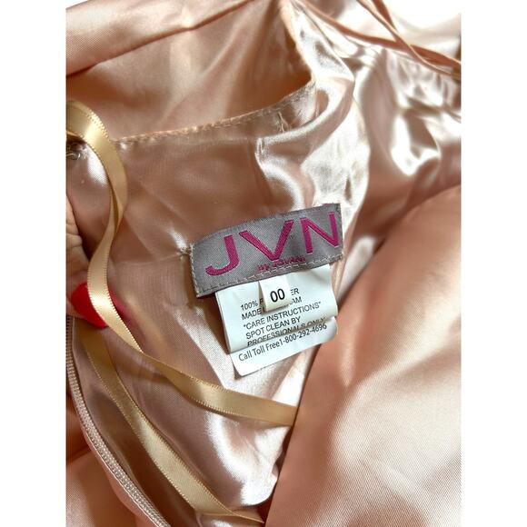 JVN by Jovani Pink Gown - Size 00 - Picture 3 of 16